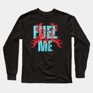 Crazy dirt bikes with typography Long Sleeve T-Shirt